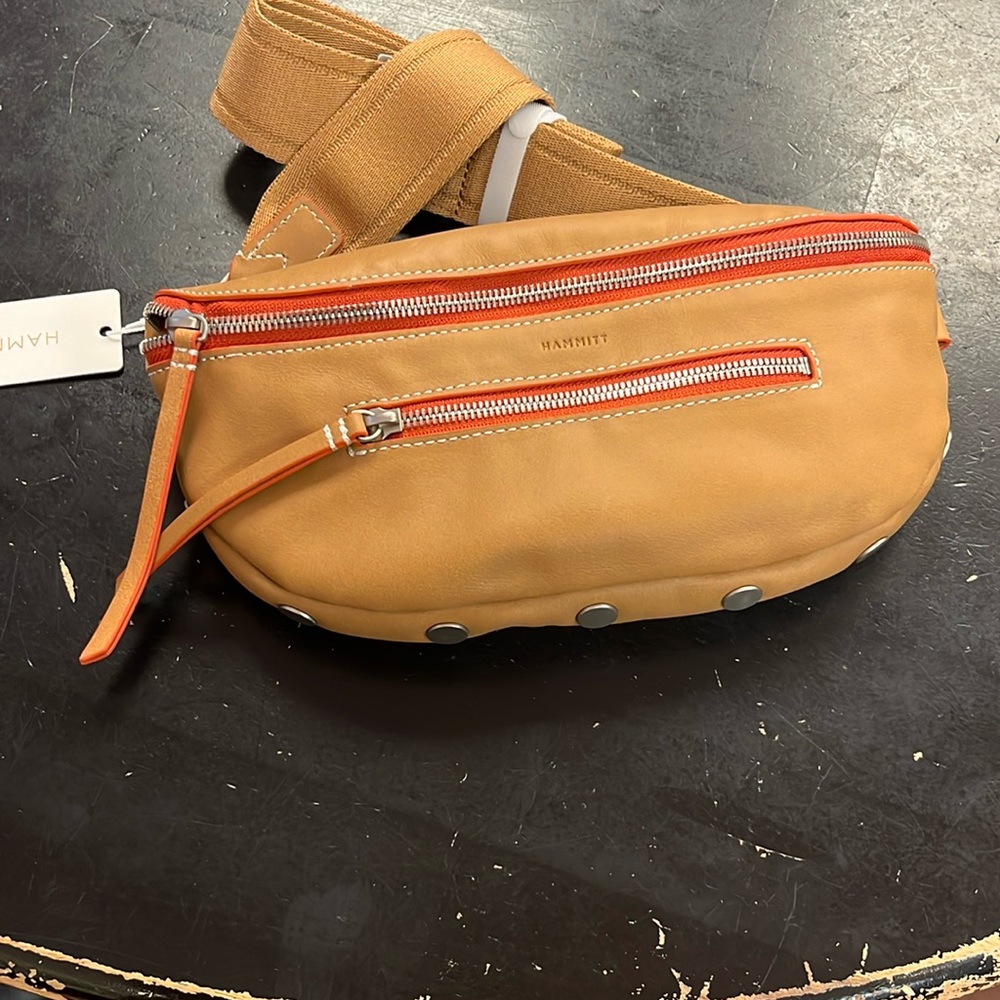 Hammitt Charles Crossbody Croissant Tan